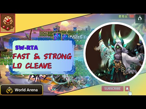 【RTA-SW】Summoners War - RTA Battle L&D cleave on G2 rank with Lucifer