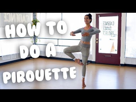 How To Do A Pirouette For Beginners I @trainwithkendall