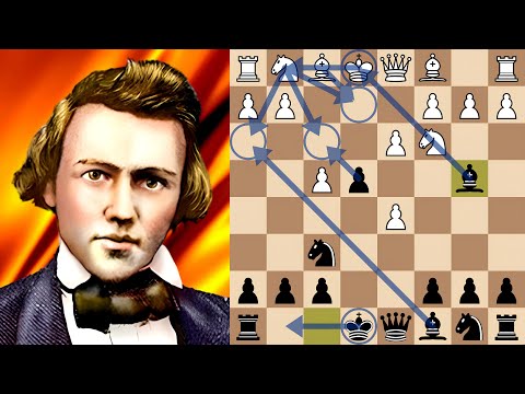 Paul Morphy Crushes the King's Gambit in 23 Moves