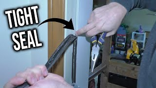 Stop Cold Air Now! Fix a Drafty Exterior Door with Weatherstripping | The Fixer Clips