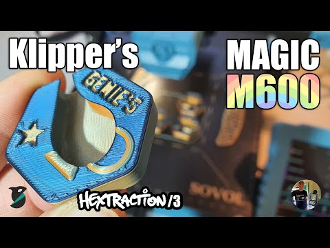 Printing Hextraction multi-color tiles on Klipper 3D Printers using M600 macro