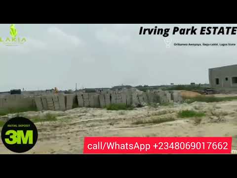 Land For Sale Irving Park Estate Oribanwa Awoyaya Ajah Lekki Lagos Awoyaya Ajah Lagos