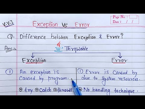 Learn Difference Between Exception and Error | Learn Coding - Mind Luster