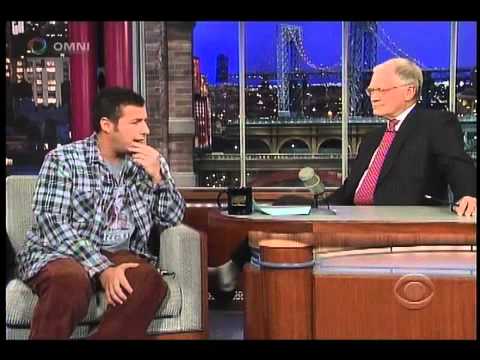 Adam Sandler on   David Letterman [November 2011]