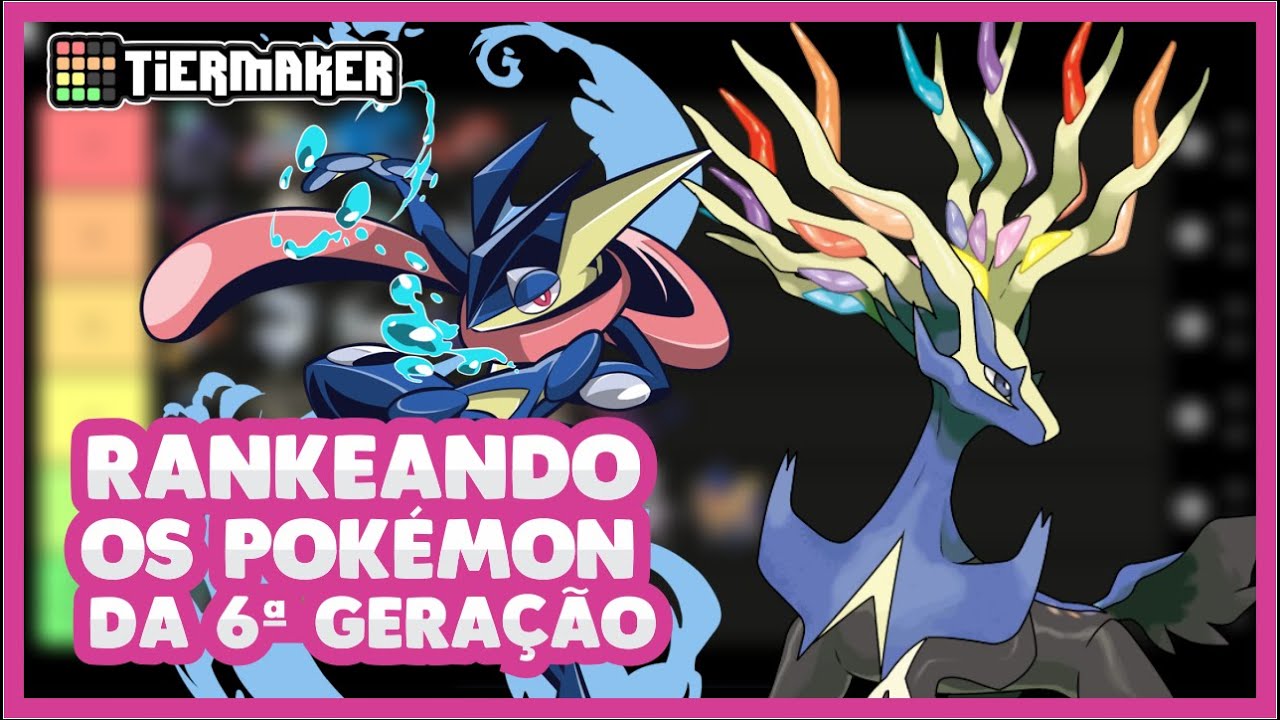 Nesse vídeo vai ter choro - Rankeando os Pokémon da 6ª Geração | POKETIER LISTS COMPETITIVAS