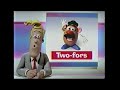 Burger King Two Fors Stop Motion Animated Commercial With Mr Potato Head 1998