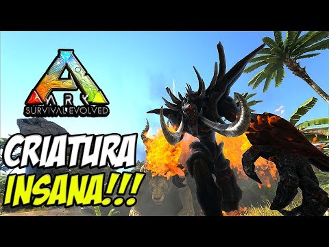 ENCONTREI UMA CRIATURA INSANA!!! CHIMERA MUITO FORTE!!! - ARK PYRIA MYTHOS #10