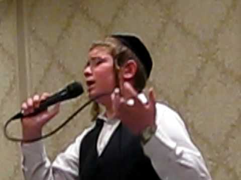 Eli Streicher singing with Arale samet At wedding