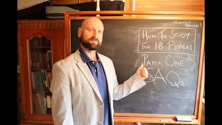 How to study for IB Psychology - Paper One SAQs