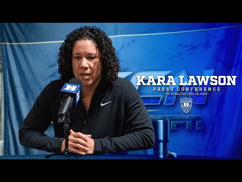 Kara Lawson Press Conference | Dec. 28, 2025 at Syracuse