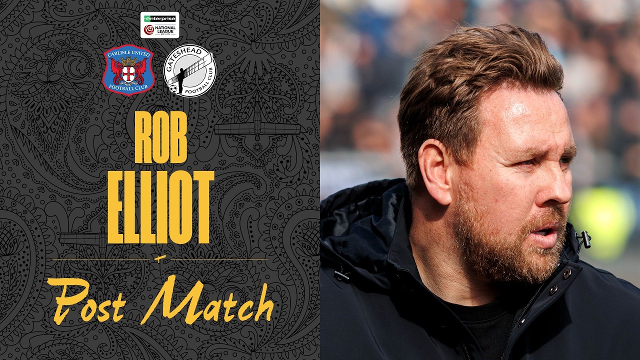 “Reward for hard work” 👊 | Rob Elliot post-Carlisle draw (A) | POST-MATCH