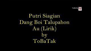 Download lagu Putri Siagian - Dang Boi Tarlupahon Au (Lirik) by ToBaTak mp3 Download lagu Putri Siagian - Dang Boi Tarlupahon Au (Lirik) by ToBaTak mp3