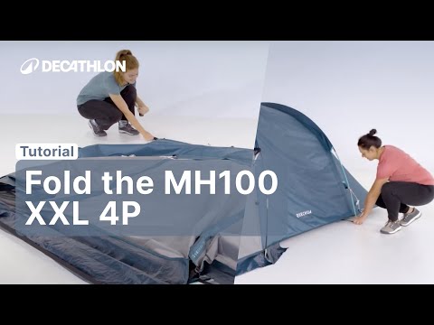 TUTORIAL - How to fold the MH100 XXL 4P ? | Decathlon_QUECHUA