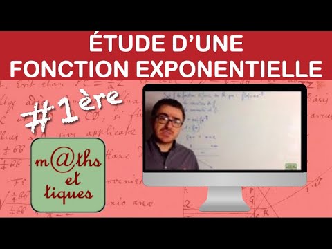 Studying a function with exponential - First