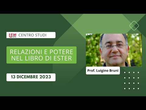 Usmi Centro Studi - 13 dicembre 2023 - Relazioni e potere nel libro di Ester