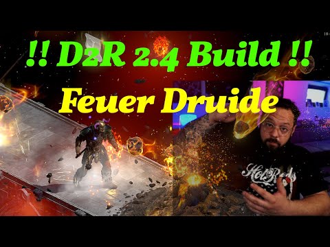 D2R 2.4 PTR Build [Deutsch] Feuer Druide mit Riss, Feuersturm und Armageddon!