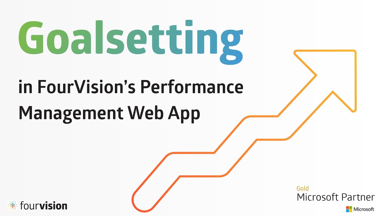 Goalsetting in FourVision's Performance Management Web App