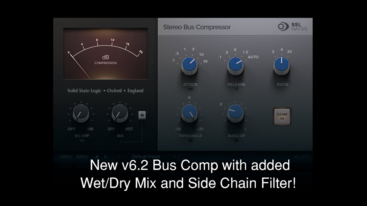 SSL Native Bus Compressor V6.2 - YouTube