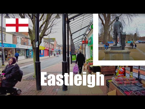 Eastleigh Walk 🏴󠁧󠁢󠁥󠁮󠁧󠁿 {DJI Pocket 2) Binaural ASMR | 4K@60 FPS