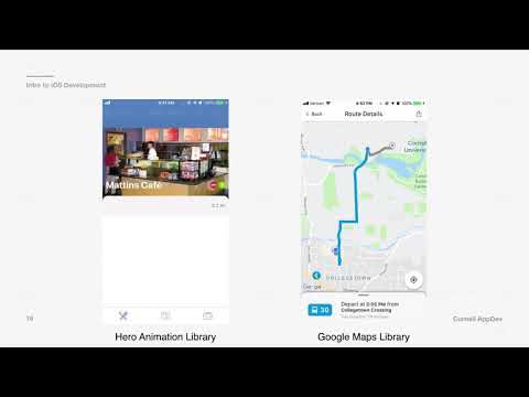 Intro to iOS Development: Lecture 6 - Networking I and Cocoapods (Fall 2018)
