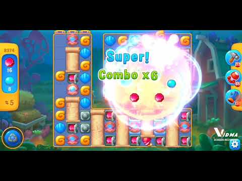 Fishdom. 8374 level no boosters and diamonds. 12 moves