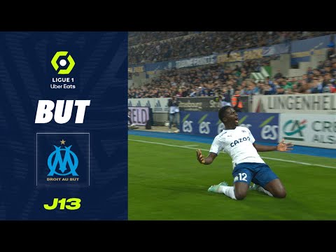 But Cheikh Ahmadou Bamba Mbacke DIENG 8'-OM RC STRASBOURG ALSACE - OLYMPIQUE DE MARSEILLE 2-2 22/23