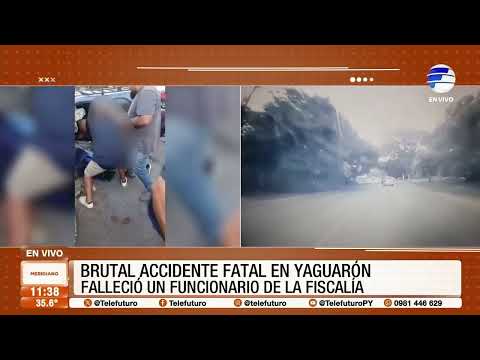 Brutal accidente fatal en Yaguarón