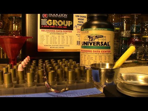9mm Load Up (Accuracy) Tite Group and Universal Powder, 125gr Bullet