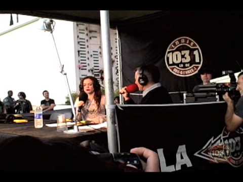 Rose McGowan Interview by Joe Escalante on Indie 103.1 FM August 1, 2008 @ Johnny Ramone Tribute.