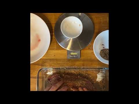 Hemmagjord lufttorkad skinka ENKELT RECEPT del 1