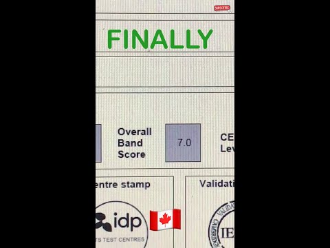 🇨🇦IELTS RESULT |😎FINALLY I CLEARED MY IELTS ON 3rd ATTEMPT😄#shorts #ielts #hardwork #motivation