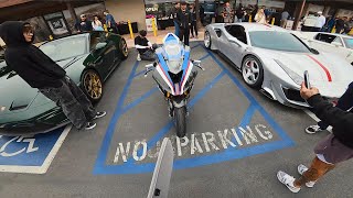Taking My HP4 Race To A Supercar Meet!