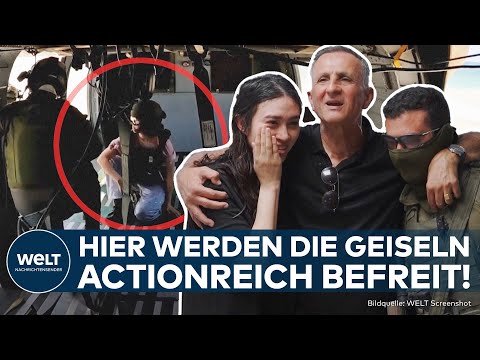GAZA-KRIEG: Hier werden die Geiseln befreit - Video von Hamas-Geisel Noa Argamani geht um die Welt!