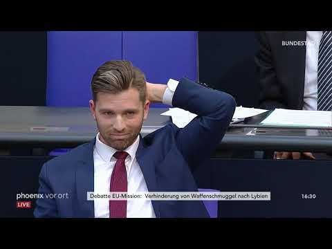 Bundeswehreinsatz EUNAVFOR MED IRINI im Bundestag am 07.05.20
