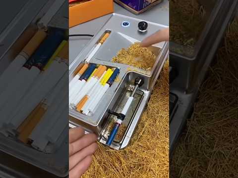 Automatic cigarette rolling machine cigarette roller. #cigarettemachine #smoker #giftforhim