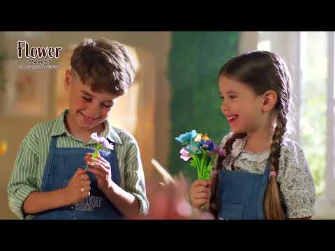 Laboratorio Fiori Flower Market Smoby con 104 Accessori Creativi