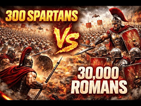 What If 300 Spartans Fought 30,000 Romans? | Ultimate Epic Battle