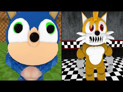 SONIC MOVIE VS NIGHTMARE TAILS JUMPSCARE - Roblox Piggy FANGAME