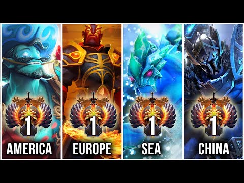 TOP-1 RANK of all regions - BEST MMR Players in Dota 2