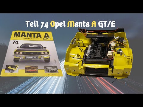#hachette #modellbau #opelmanta #opel Hachette Build the Opel Manta A GT / E part 74