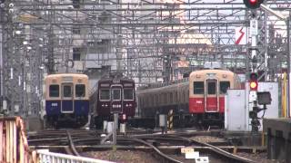 preview picture of video '【阪急電鉄】5100系5136F・阪神尼崎車庫留置の様子('14/07)'
