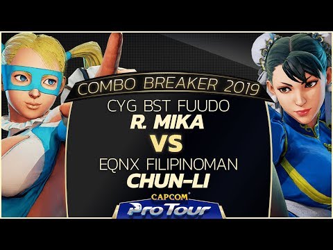 CYG BST Fuudo (R. Mika) vs EQNX Filipinoman (Chun-Li) - Combo Breaker 2019 Day 1 Pools - CPT 2019