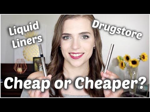 Cheap or Cheaper? Drugstore Liquid Eyeliners | Physicians Formula vs. Jesse's Girl Video
