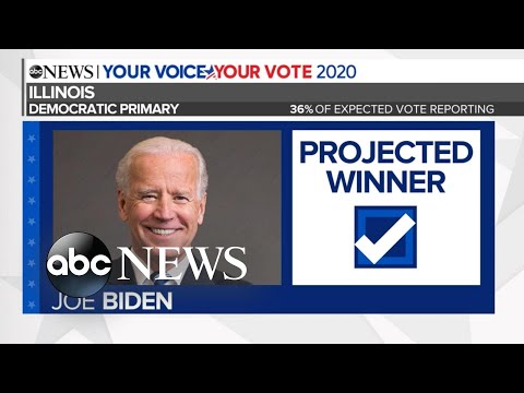 Biden projected to win Illinois Democratic primary