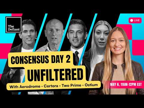 🟢 Consensus Unfiltered: Day 2 Live