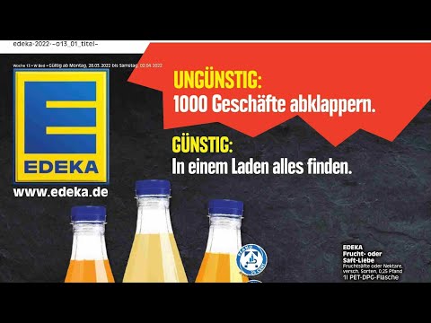🛒 Edeka Katalog Prospekt 28. März bis 2. April 2022 - Neuigkeiten, Angebote Deutschland 🇩🇪