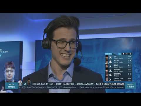 SC2 Maru vs TY - T vs T - Starcraft 2 - Ro24 Group A IEM Katowice 2018 - Part 1