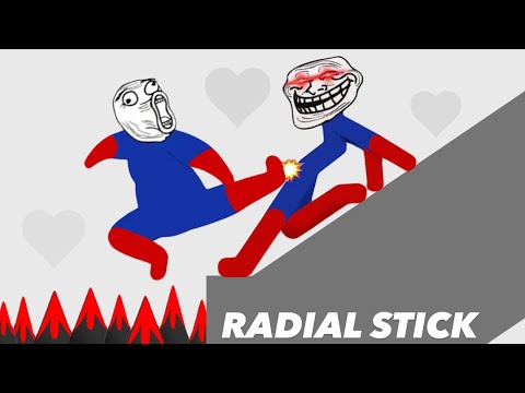 Die besten Stürze | Stickman-Abstiege: Lustige Momente aus der Zusammenstellung RADIAL STICK #678