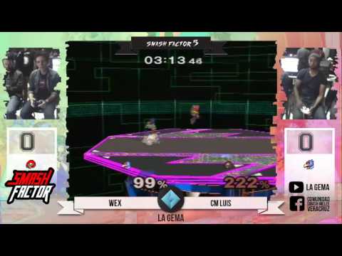 SF5 Singles - CM Luis (Falco, Peach) vs The WeX (Samus) - SSBM