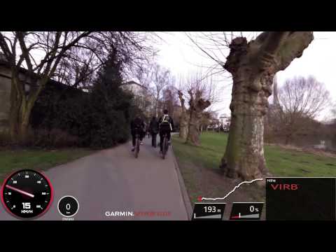 25 minutes Cycling Training Workout Garmin VIRB Elite Cam